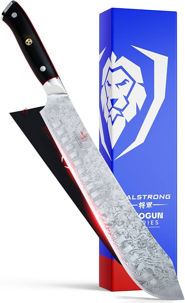DALSTRONG 牛鼻屠夫刀 - 10 英吋(約 25.4 公分) - Shogun 系列 ELITE - 日本澳洲 - 10V 超鋼 - 真空熱處理 - 附護套 - 肉類、烤肉、碎刀
